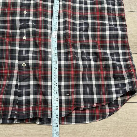 Polo Ralph Lauren 3XLT Red Black Plaid Shirt Long Sleeve Classic Fit Button Down - Picture 5 of 7